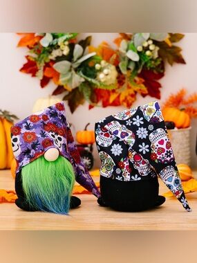 Decorative Faceless Gnome 2 Piece Set